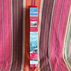 ARTIST’S LOFT Paint-By-Number Kit for Adults 20” x 16”  Vintage Truck Snow Scene